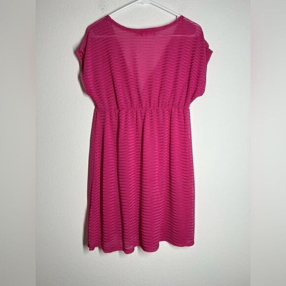 Southern Breeze Pink Bohemian Beach Tunic Size L - Picture 2 of 14